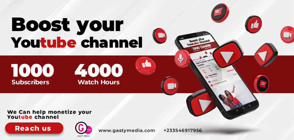 Gasty Media - Boost your Youtube Channel